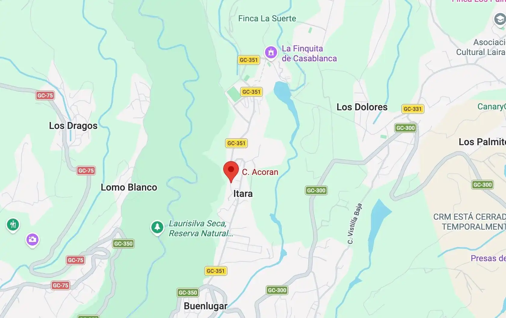 Vista exterior de Casa adosada en venda en Firgas amb Balcó