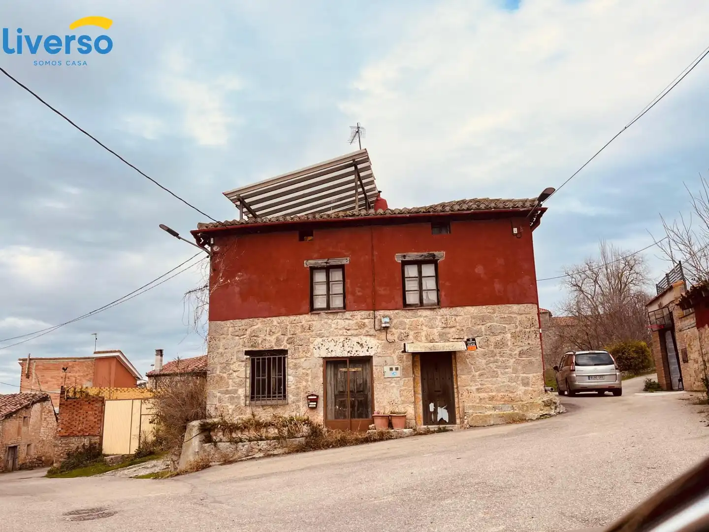 Exterior view of Houses for sale in Revillarruz  with Heating, Terrace and Furnished