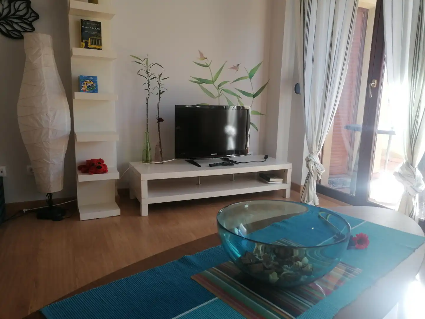 Wohnzimmer von Wohnung zum Verkauf in Rionansa mit Heizung, Privatgarten und Parkett