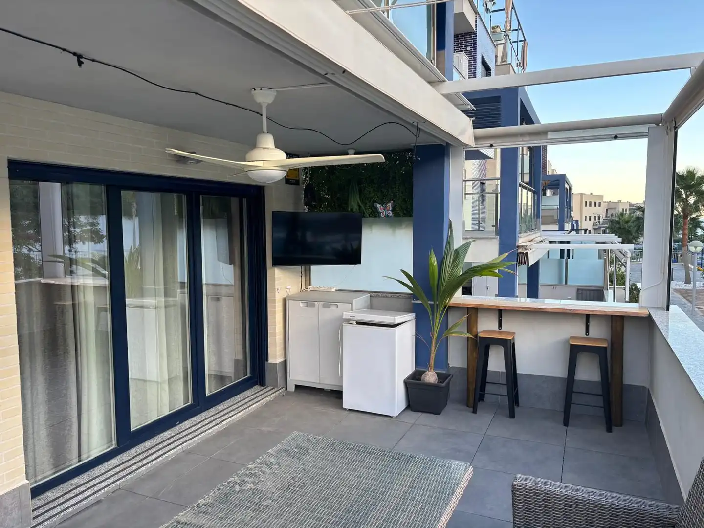 Terrace of Flat for rent in Almuñécar  with Air Conditioner, Heating and Terrace