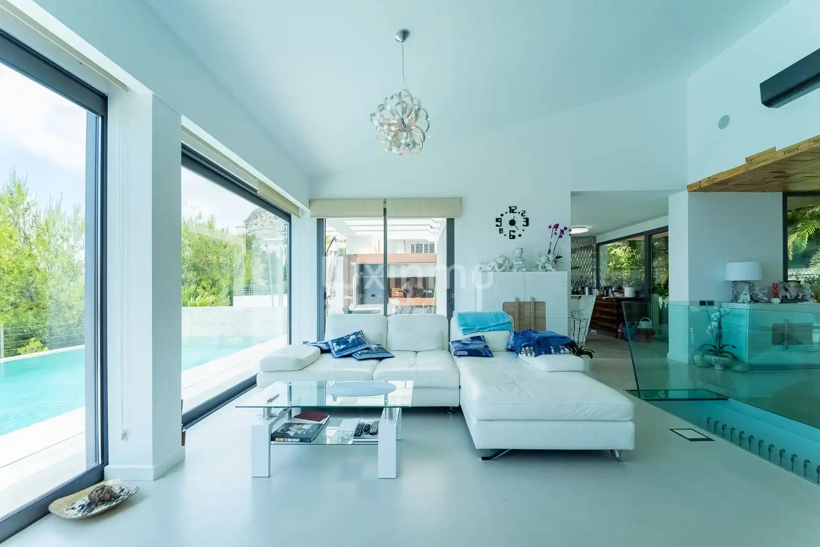 Sala de estar de Casa o chalet en venta en Altea con Aire acondicionado, Calefacción y Jardín privado
