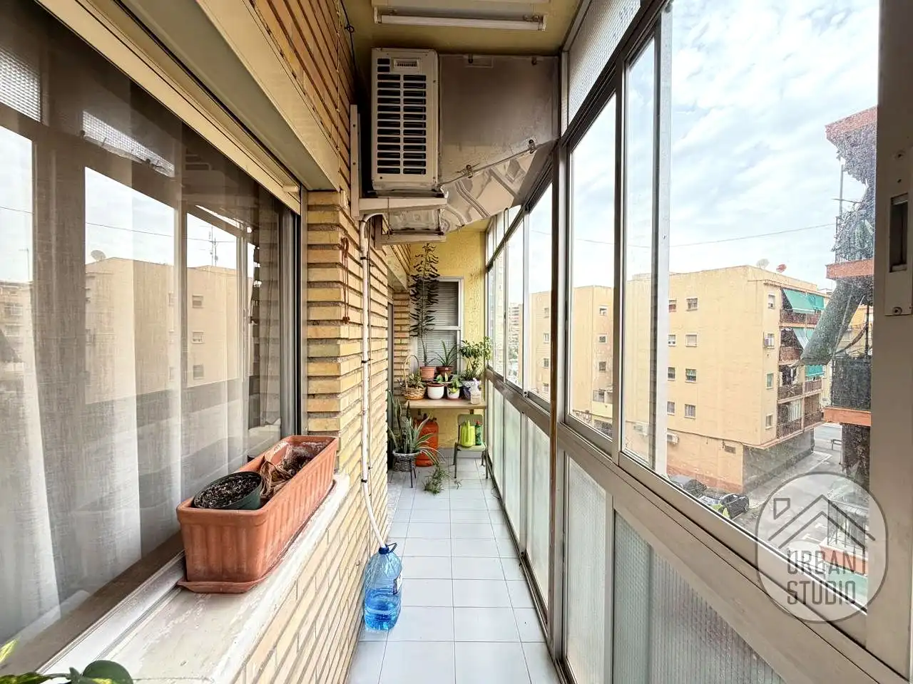 Balcony of Flat for sale in Alicante / Alacant  with Air Conditioner, Furnished and Balcony