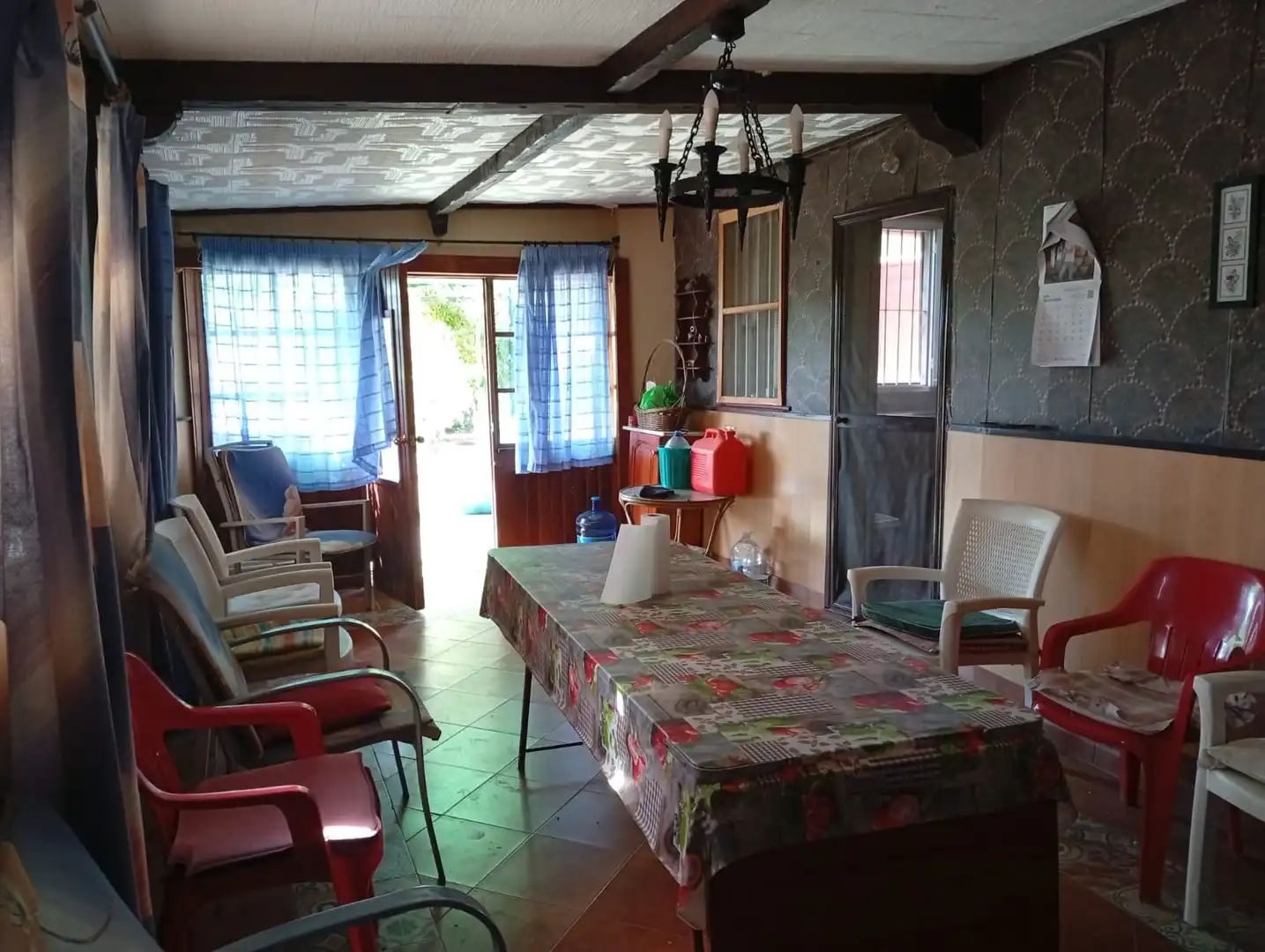 Comedor de Finca rústica de alquiler en Medina Sidonia con Jardín privado, Terraza y Amueblado