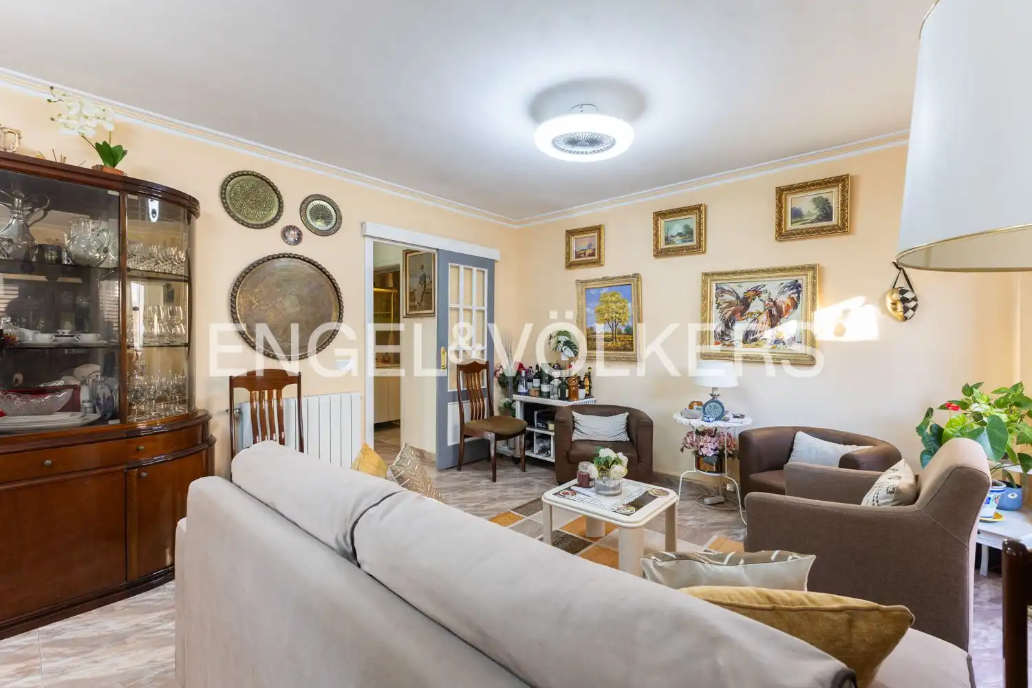Living room of Flat for sale in El Puig de Santa Maria  with Heating and Balcony