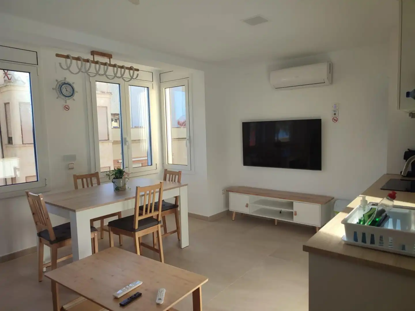 Wohnzimmer von Maisonette zum Verkauf in Vinaròs mit Klimaanlage, Heizung und Terrasse