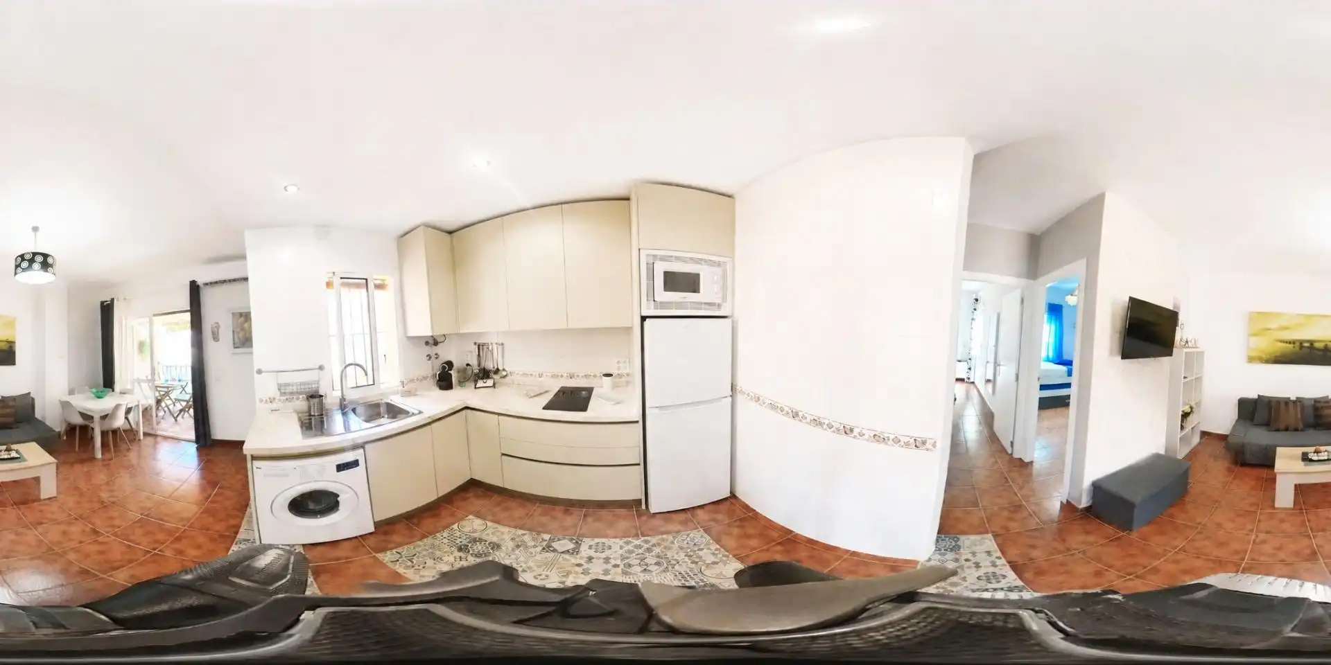 Cocina de Apartamento en venta en Chiclana de la Frontera con Aire acondicionado, Jardín privado y Terraza