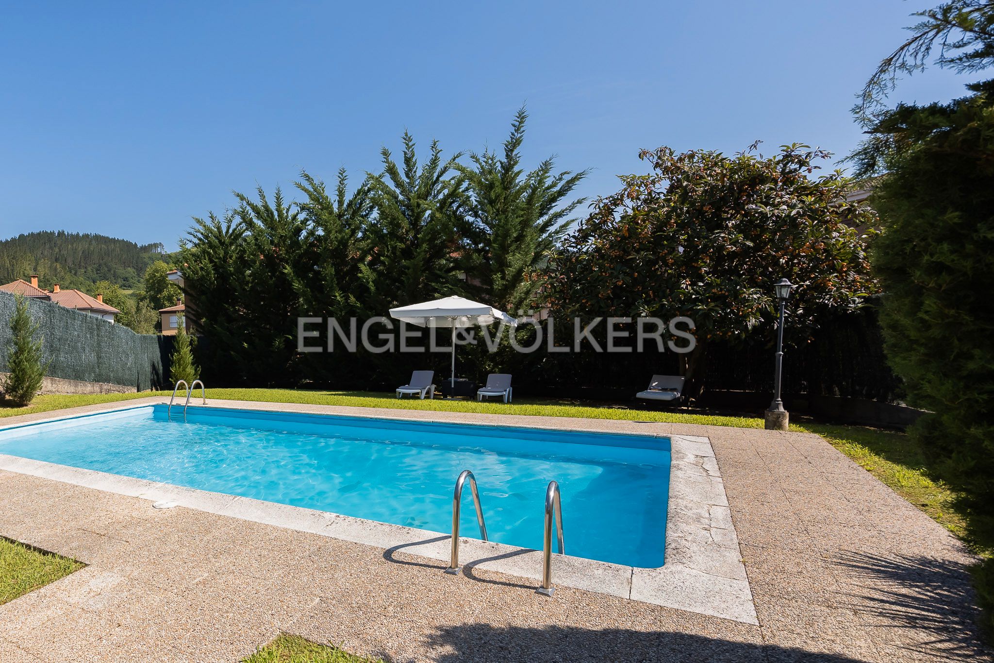 Piscina de Casa o xalet en venda en Zaldibar amb Calefacció, Jardí privat i Terrassa