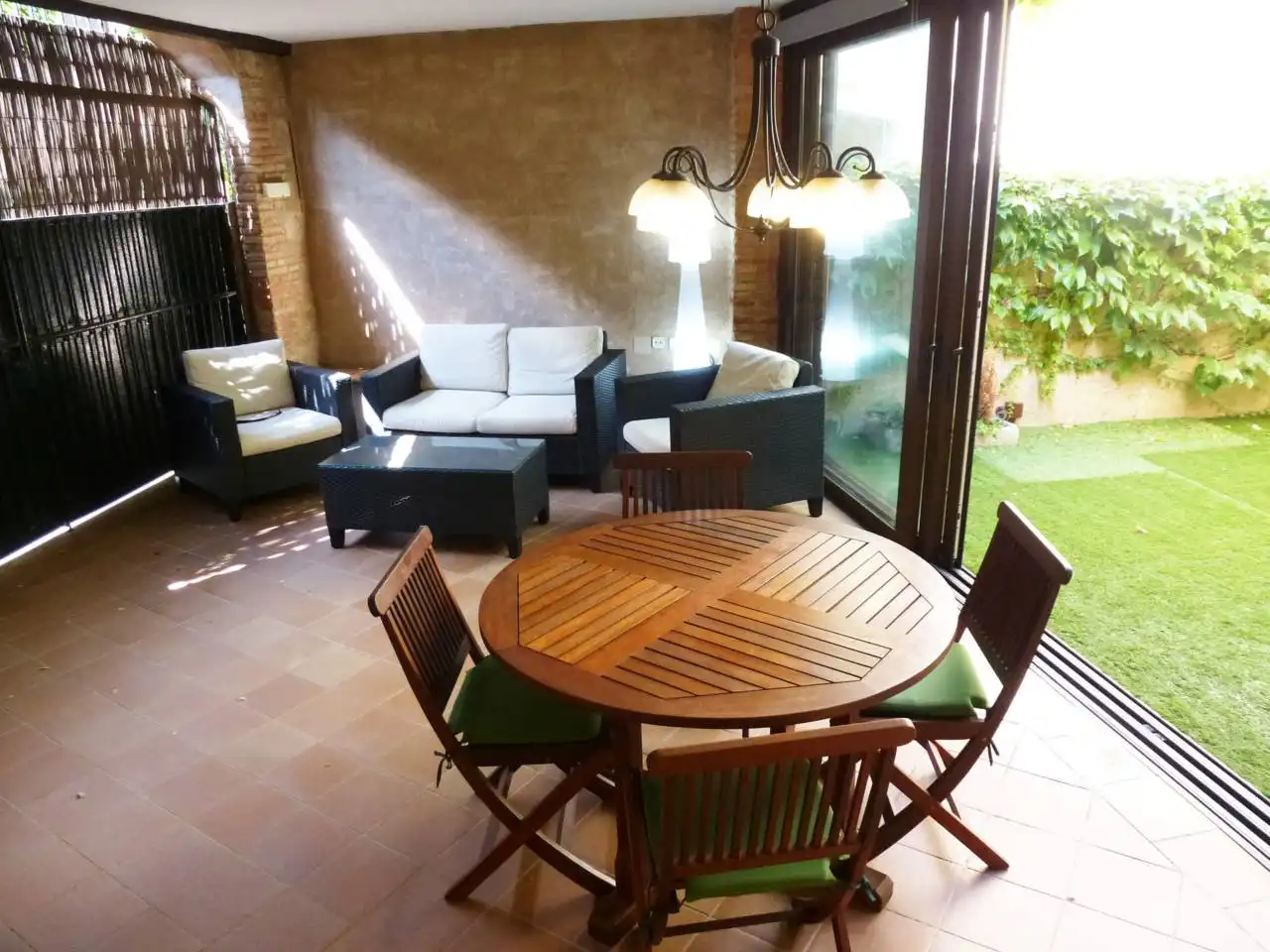 Terrace of Apartments for rent in Palau-sator  with Air Conditioner, Heating and Furnished