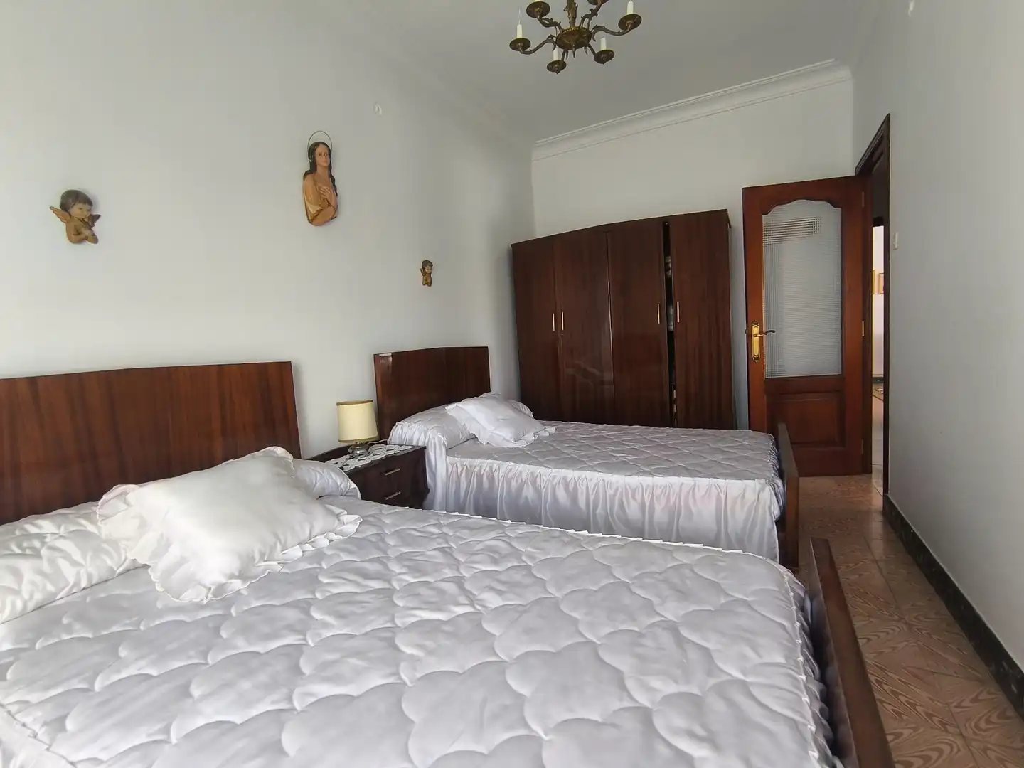 Bedroom of Houses for sale in Ferrol  with Heating, Private garden and Furnished