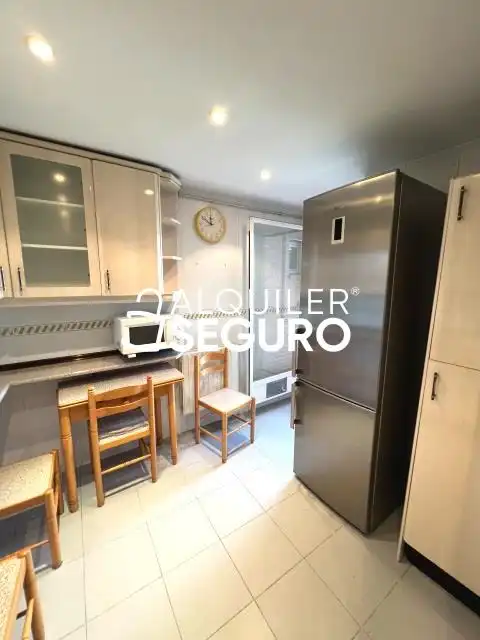 Kitchen of Flat for rent in Madrid  with Heating, Terrace and Furnished