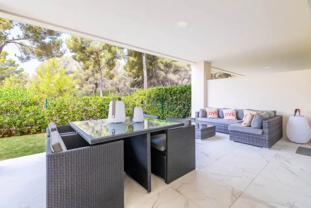 Terrassa de Apartament en venda en Calvià amb Aire condicionat, Calefacció i Jardí privat