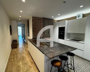 Kitchen of Flat to rent in Girona Capital  with Air Conditioner, Terrace and Furnished