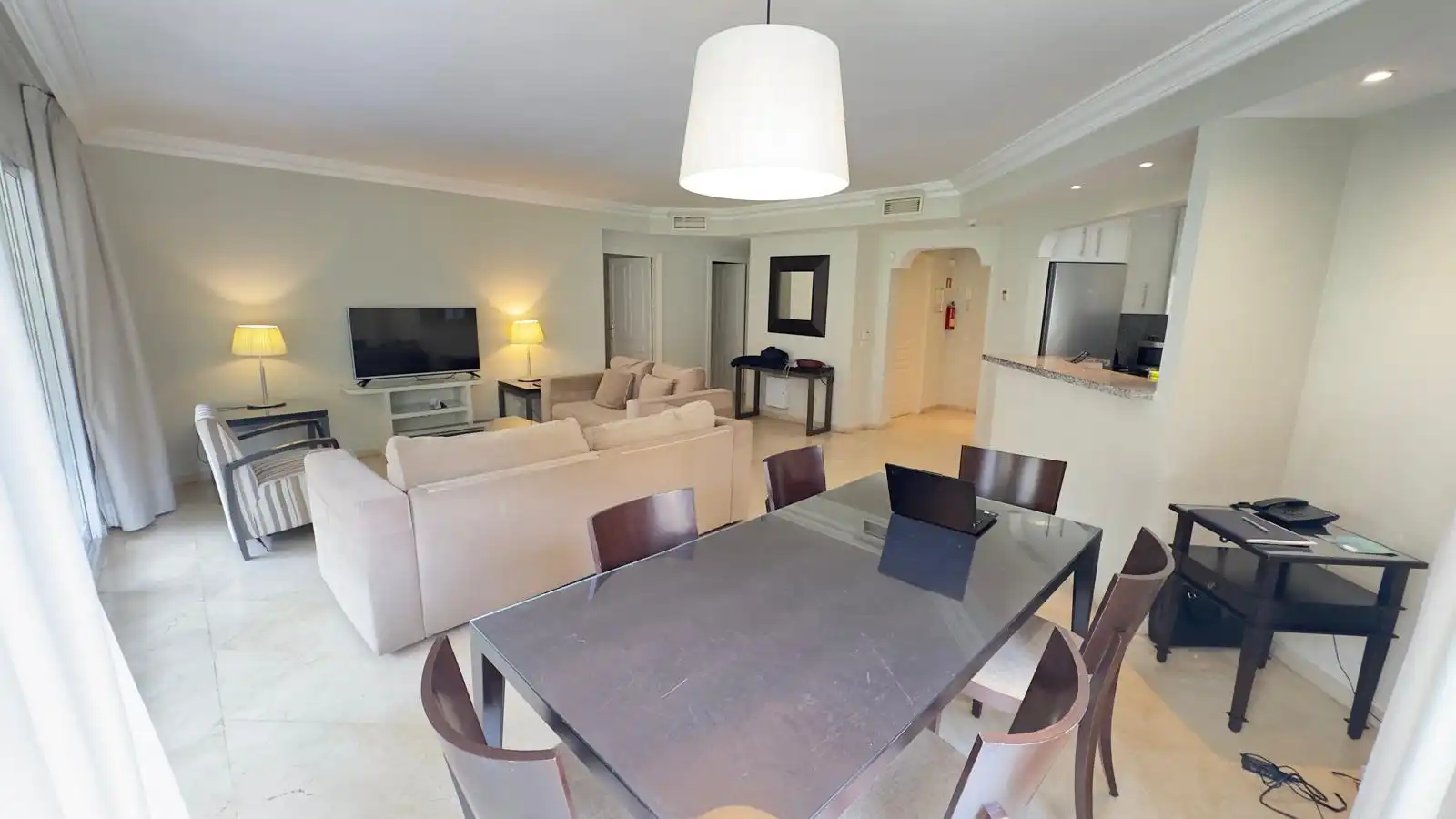 Dining room of Apartments for sale in Marbella  with Furnished