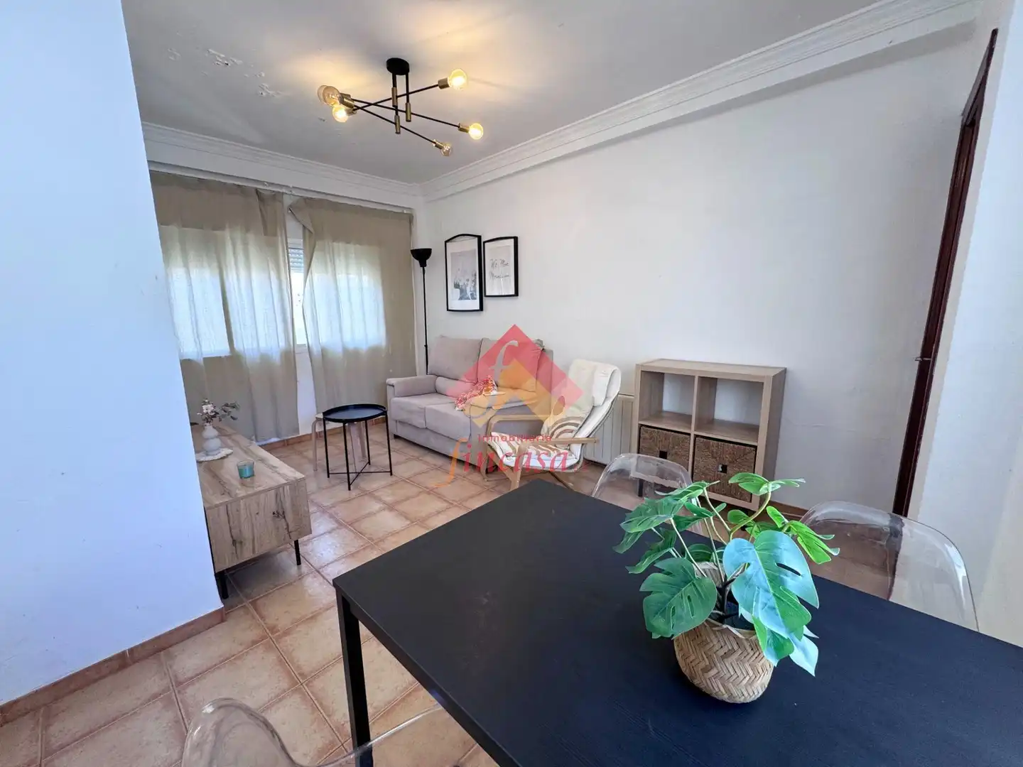 Living room of Flat for rent in Ronda  with Furnished