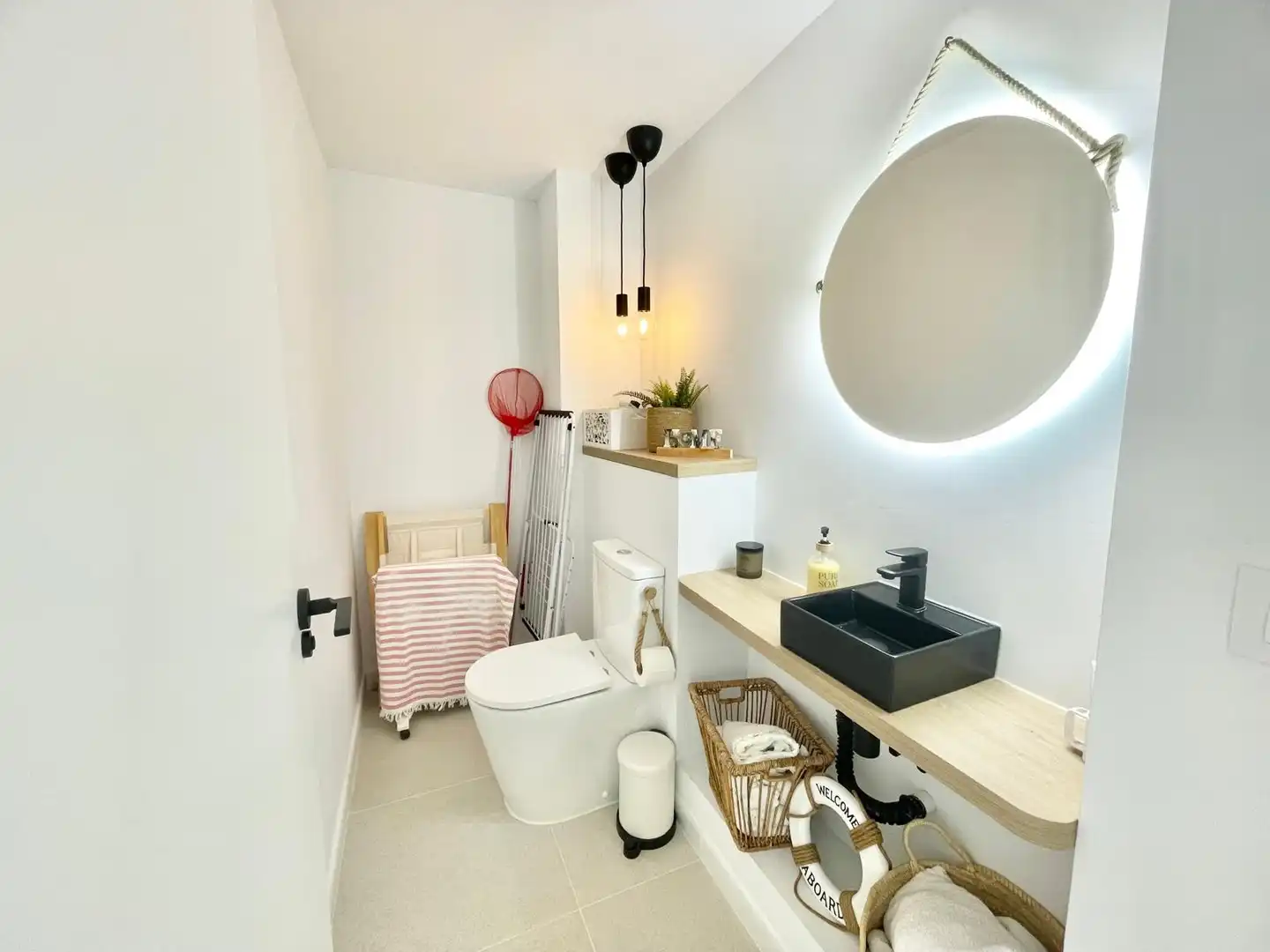 Bathroom of Apartments for rent in La Manga del Mar Menor  with Air Conditioner, Heating and Terrace