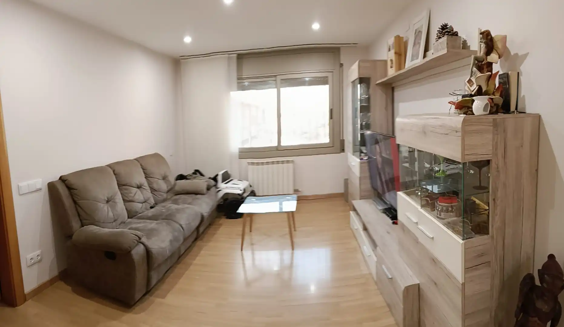Sala d'estar de Pis en venda en Terrassa amb Aire condicionat, Calefacció i Parquet