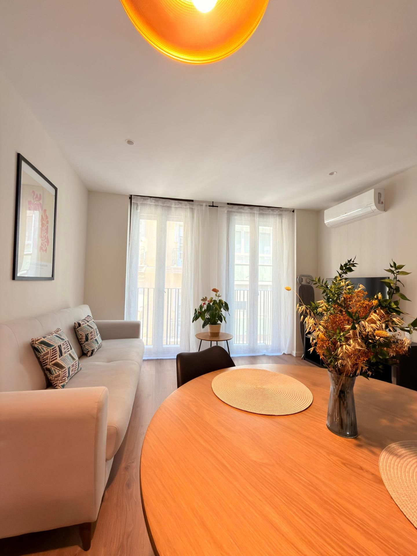 Living room of Flat to rent in Alicante / Alacant  with Air Conditioner, Terrace and Balcony