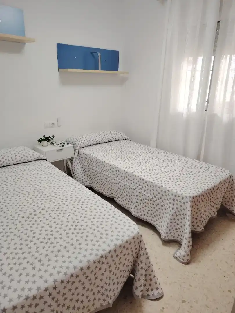Bedroom of Flat for rent in Rota  with Air Conditioner, Furnished and Oven