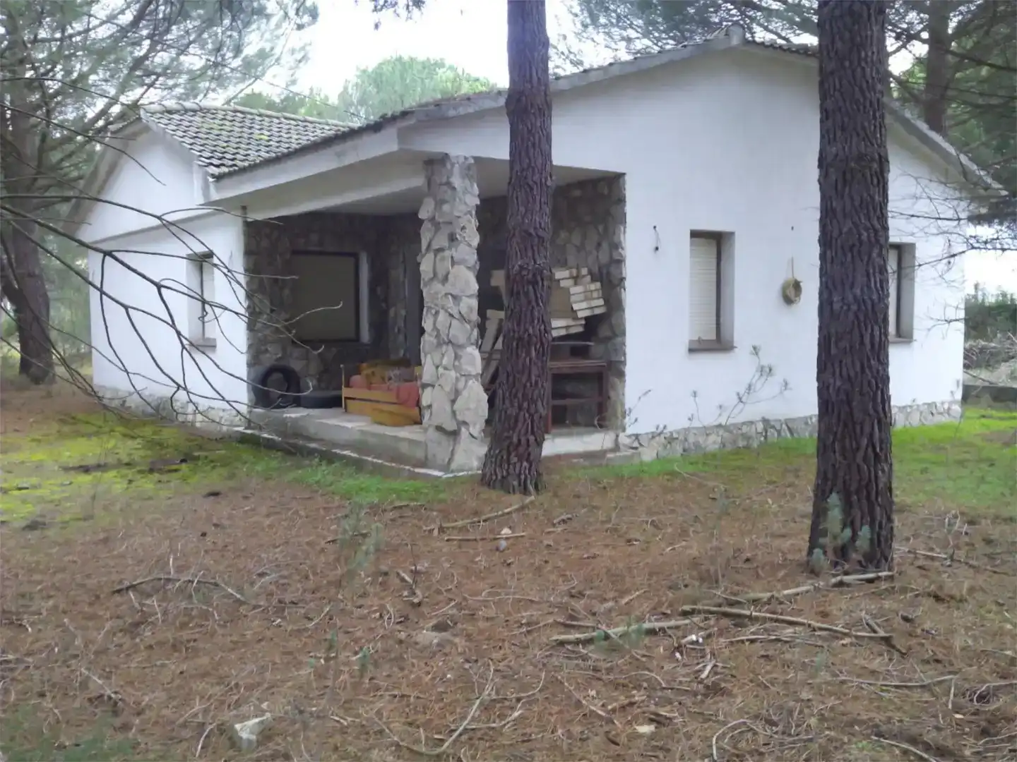 Exterior view of Flat for sale in Traspinedo  with Private garden and Furnished