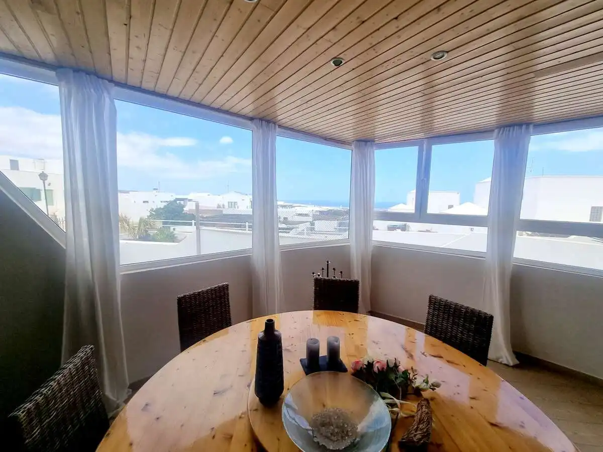 Dining room of Houses for sale in Tías  with Air Conditioner, Private garden and Terrace