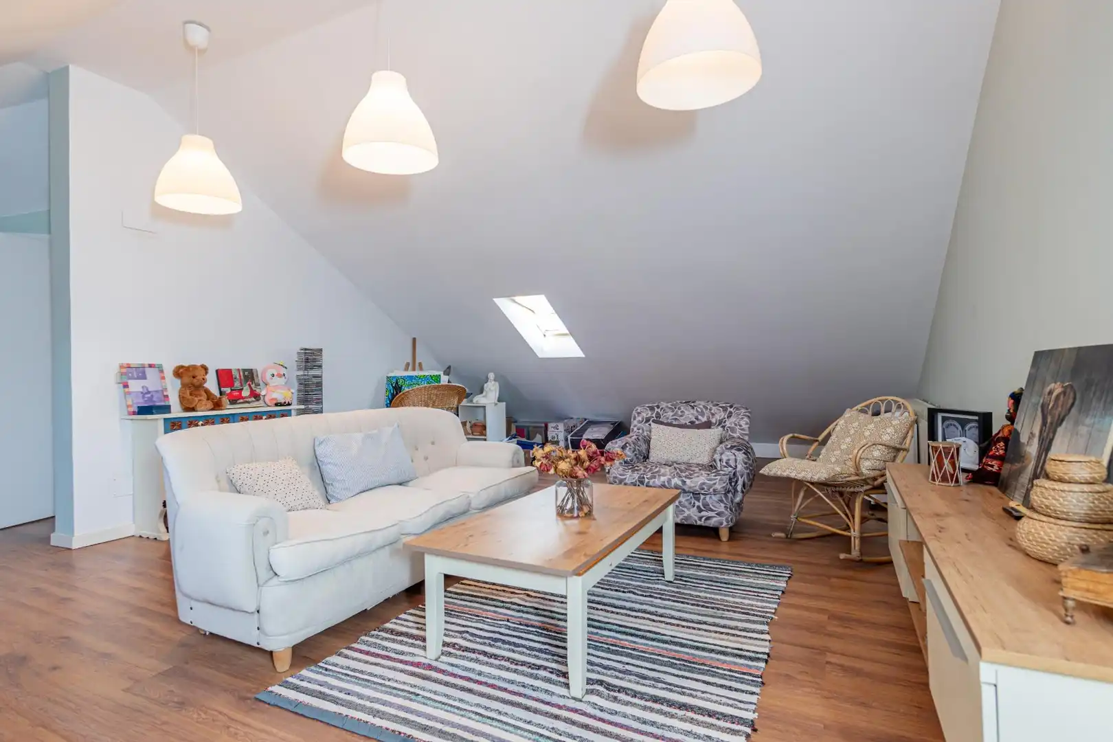 Sala de estar de Casa o chalet en venta en Madrid con Aire acondicionado, Calefacción y Jardín privado