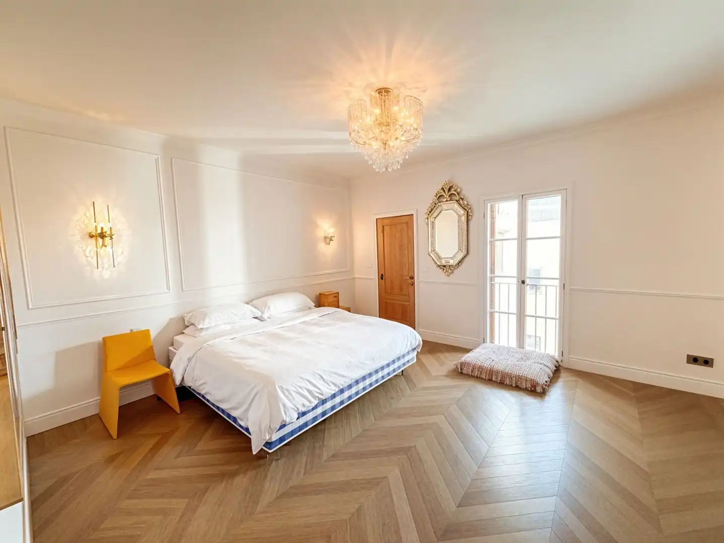 Schlafzimmer von Dachboden zum Verkauf in  Palma de Mallorca mit Klimaanlage, Heizung und Terrasse