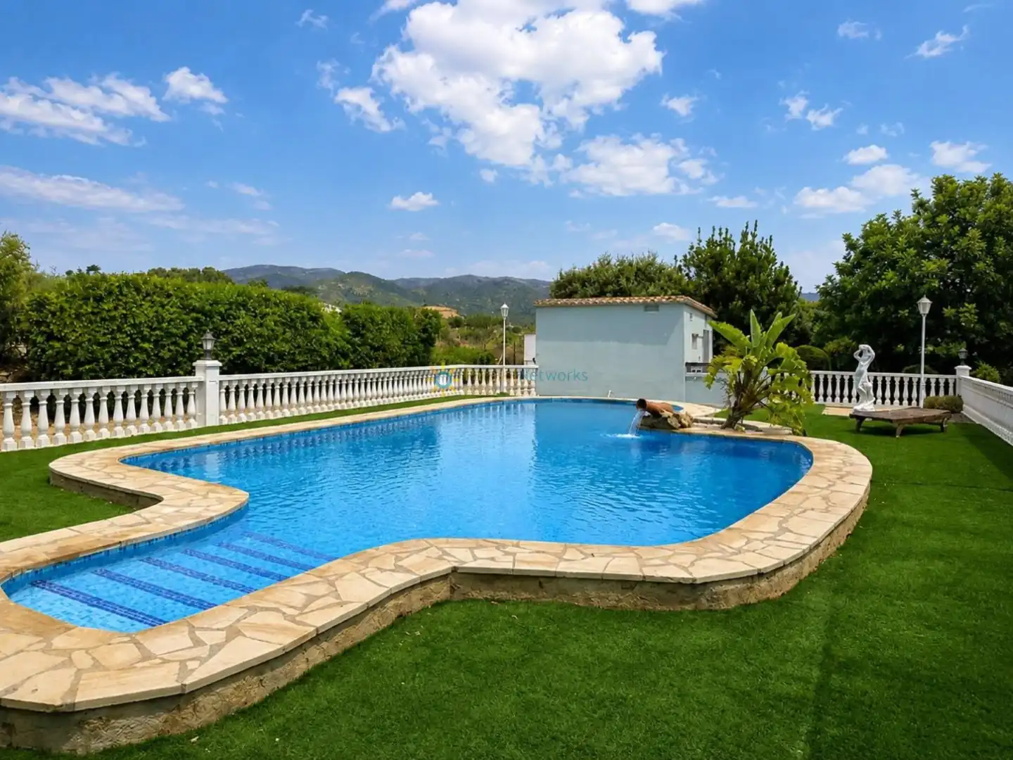 Swimming pool of Houses for sale in Ontinyent  with Air Conditioner, Private garden and Terrace