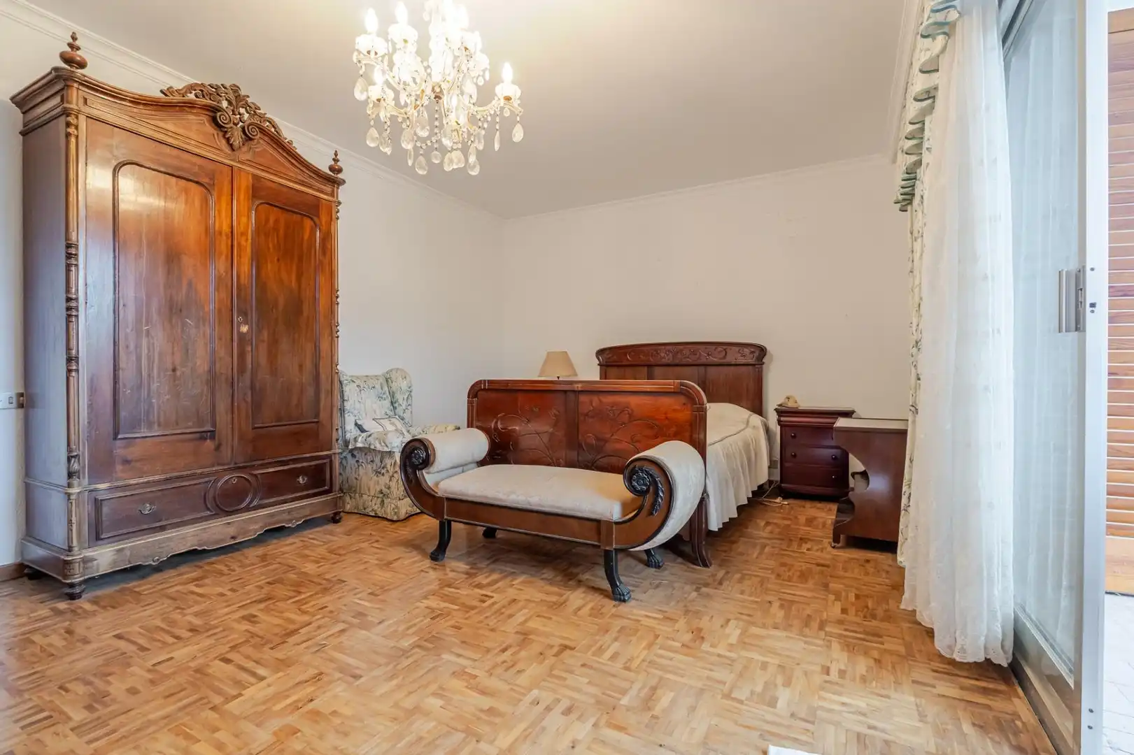 Dormitori de Casa adosada en venda en Las Palmas de Gran Canaria amb Jardí privat, Parquet i Terrassa