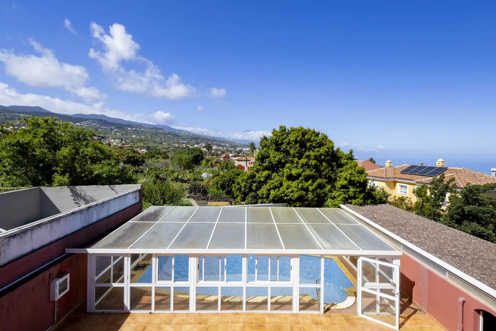 Vista exterior de Casa o chalet en venta en Tacoronte con Jardín privado, Terraza y Piscina