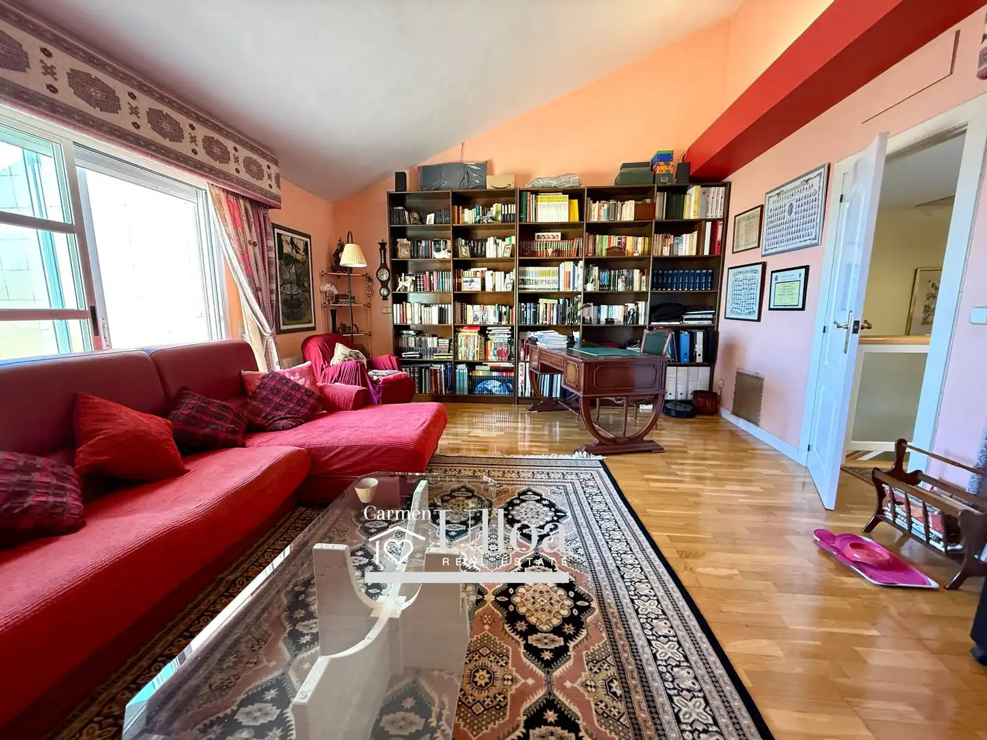 Sala de estar de Casa o chalet en venta en Alicante / Alacant con Aire acondicionado, Jardín privado y Terraza