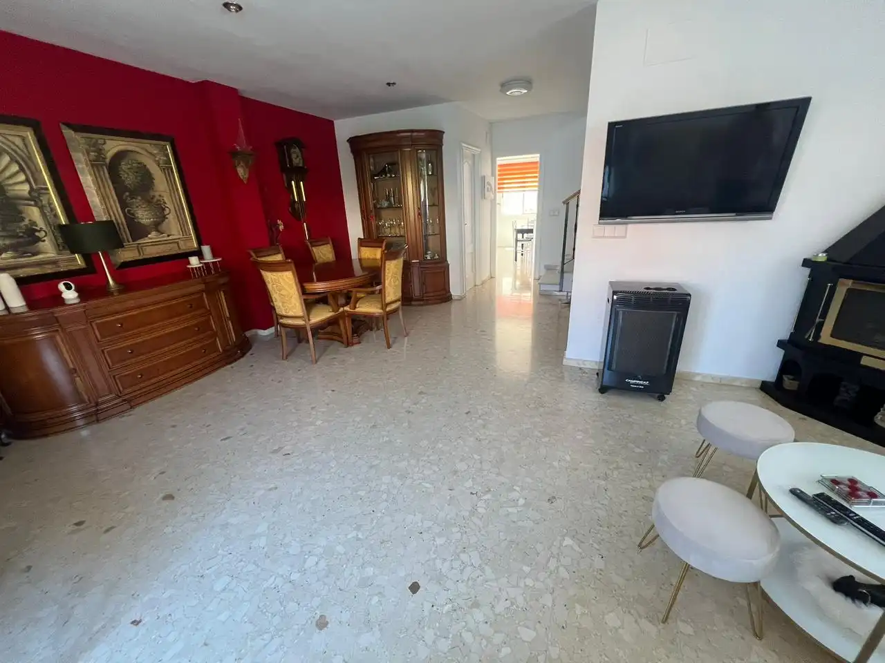 Sala de estar de Casa o chalet en venta en Beniarjó con Aire acondicionado, Jardín privado y Terraza