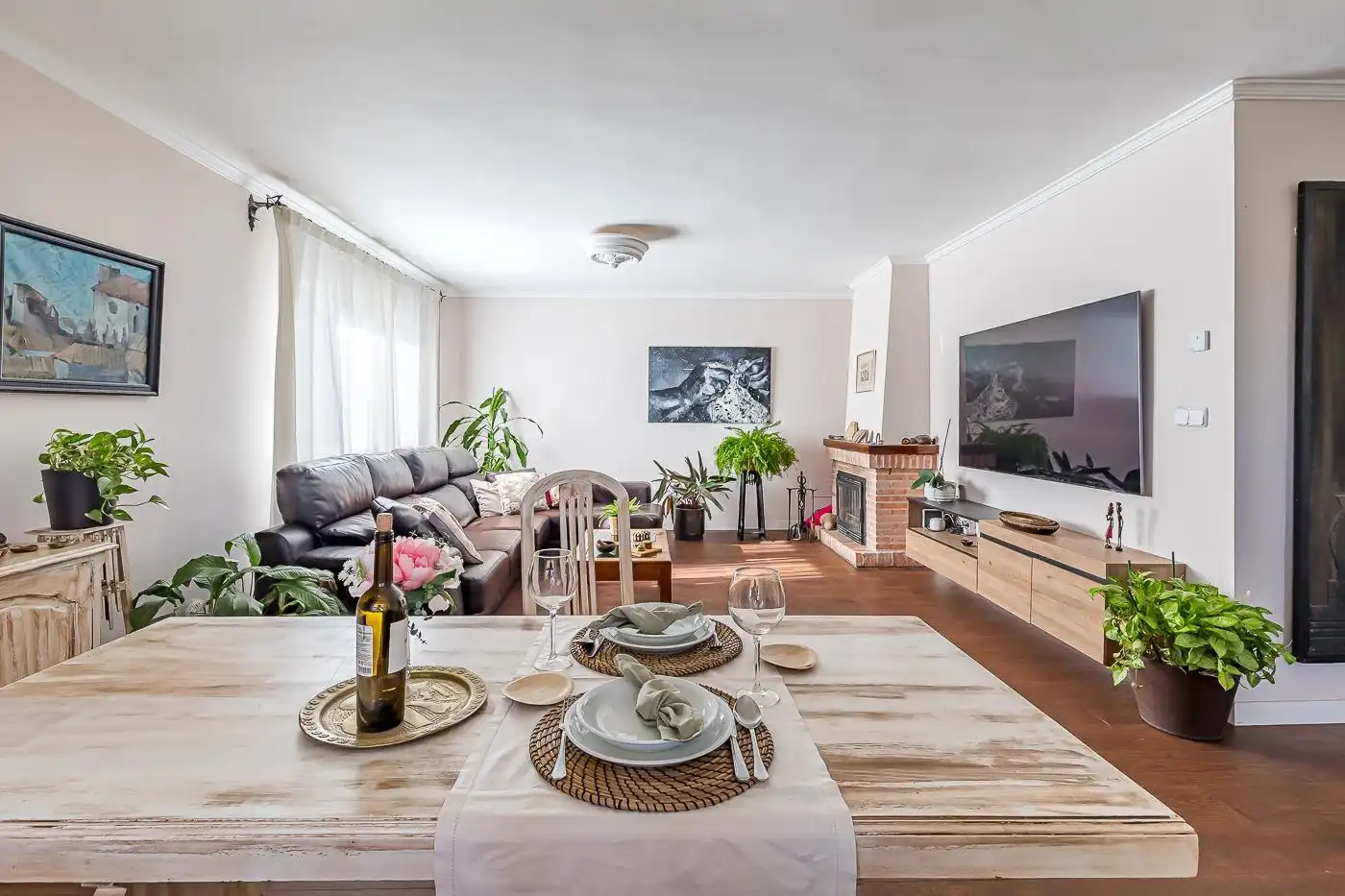 Sala de estar de Casa o chalet en venta en El Escorial con Calefacción, Jardín privado y Terraza