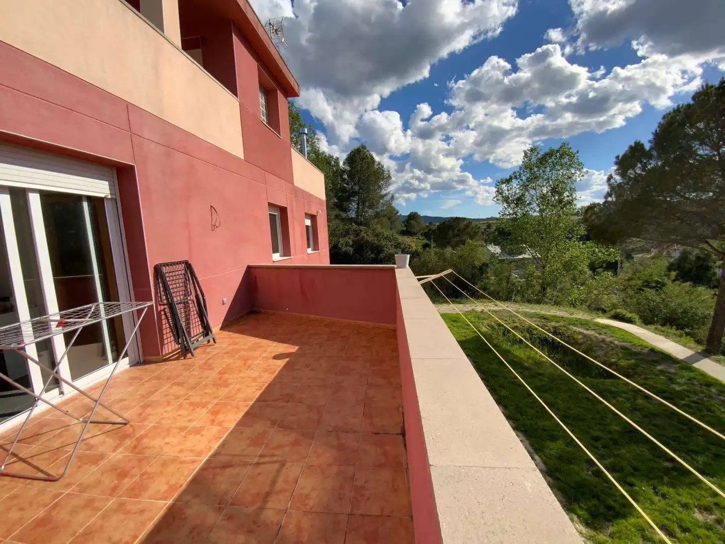 Terrace of Flat for share in Sant Llorenç d'Hortons  with Air Conditioner, Terrace and Furnished