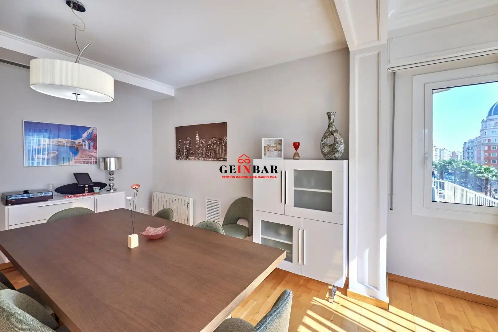 Dining room of Flat for sale in Barcelona  with Air Conditioner, Heating and Parquet flooring