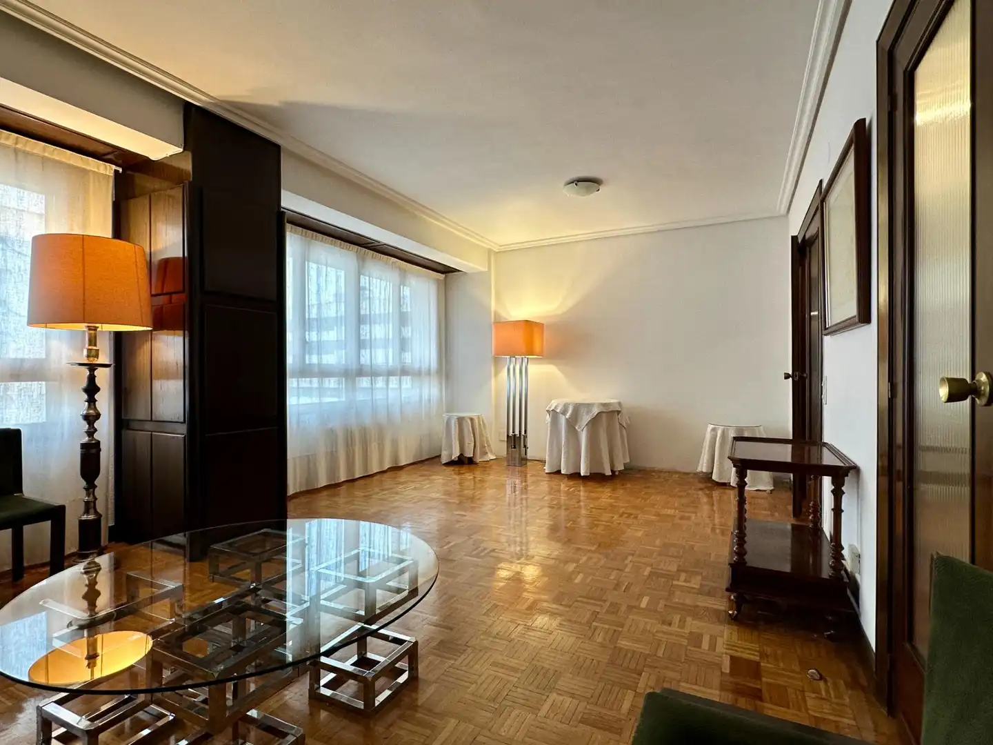 Living room of Flat for sale in  Pamplona / Iruña  with Heating and Parquet flooring