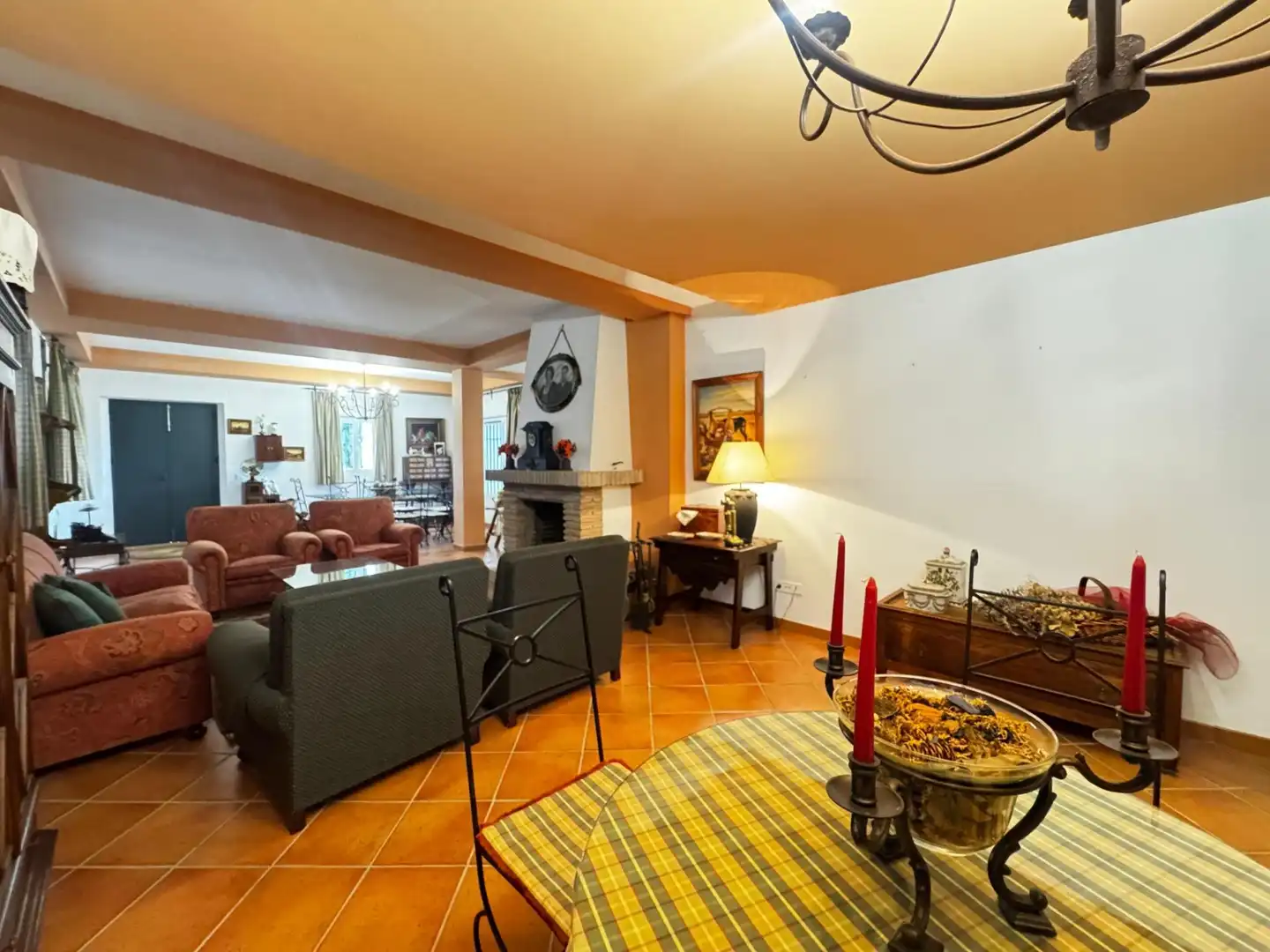 Living room of Houses for sale in Córdoba  with Air Conditioner, Private garden and Terrace