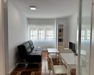 Living room of Apartment to rent in  Madrid Capital  with Air Conditioner, Furnished and Washing machine