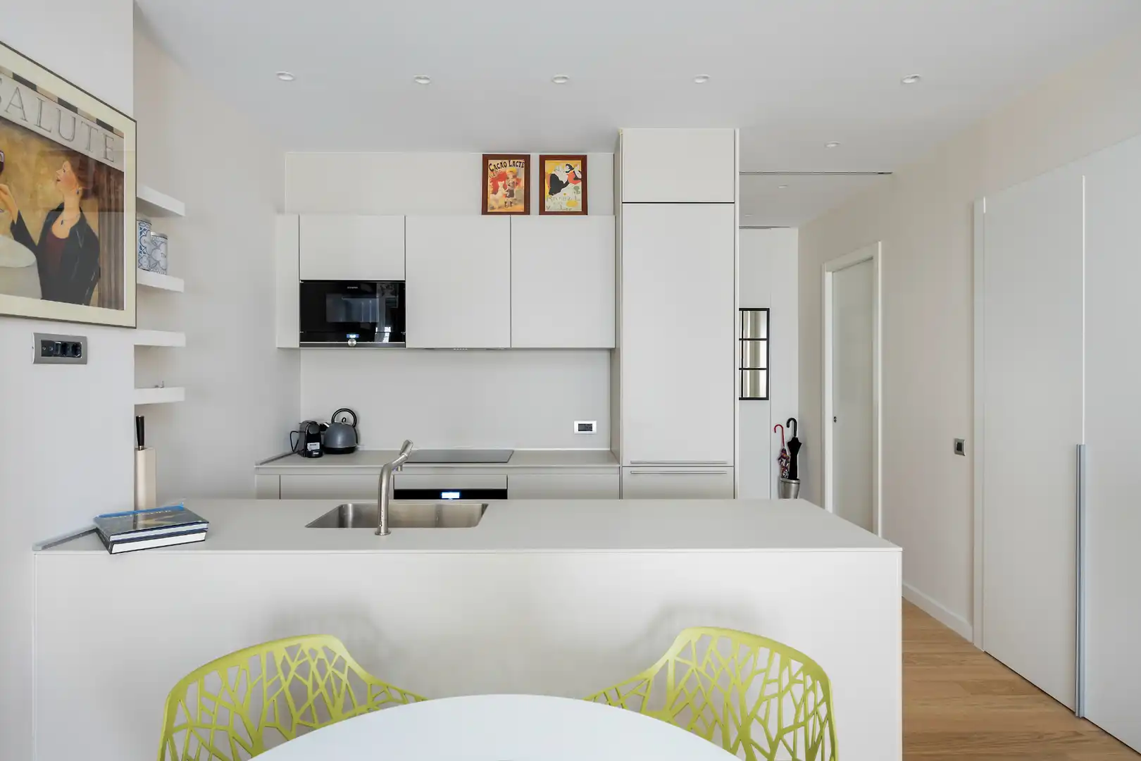 Cuina de Apartament de lloguer en Barcelona amb Aire condicionat, Calefacció i Parquet