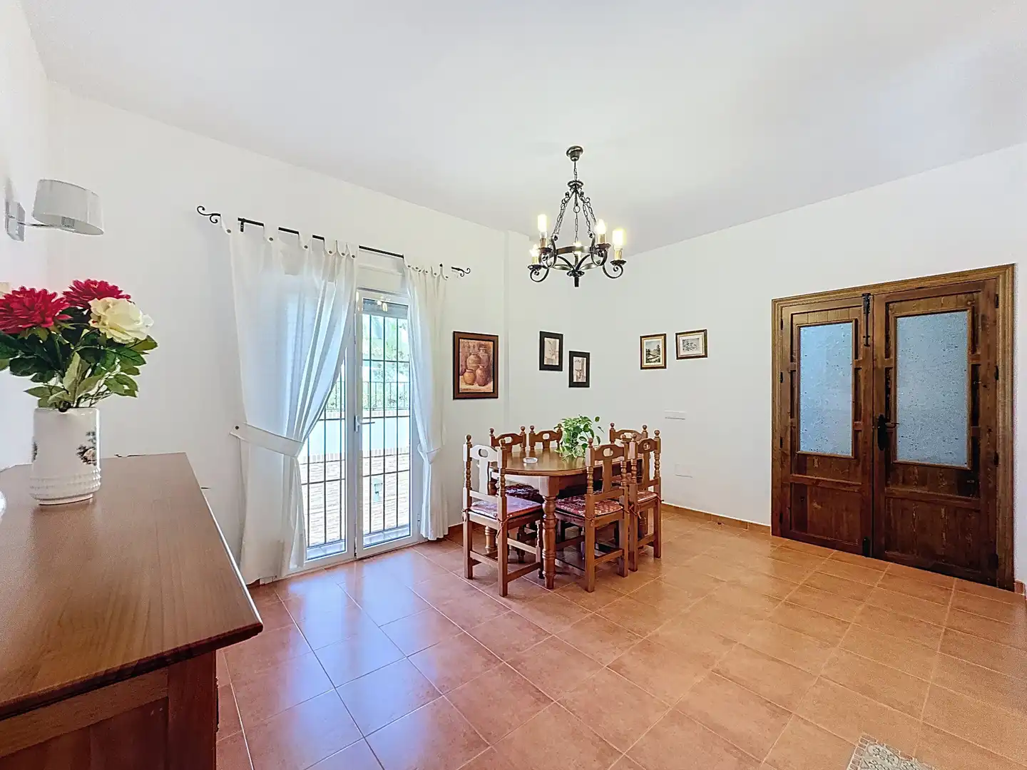 Comedor de Casa o chalet en venta en Casabermeja con Aire acondicionado, Terraza y Piscina