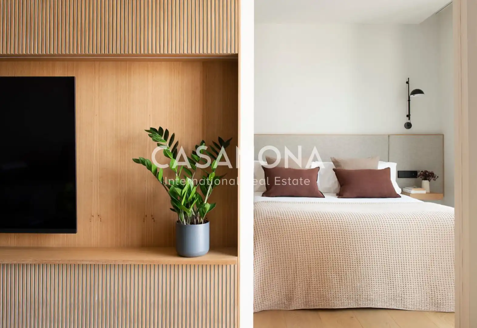 Dormitori de Apartament de lloguer en Barcelona amb Terrassa, Moblat i Internet