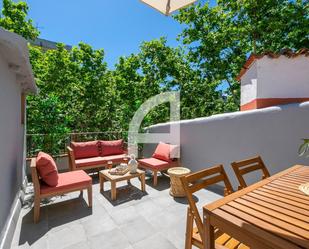 Terrace of Flat to rent in  Barcelona Capital  with Air Conditioner, Heating and Parquet flooring