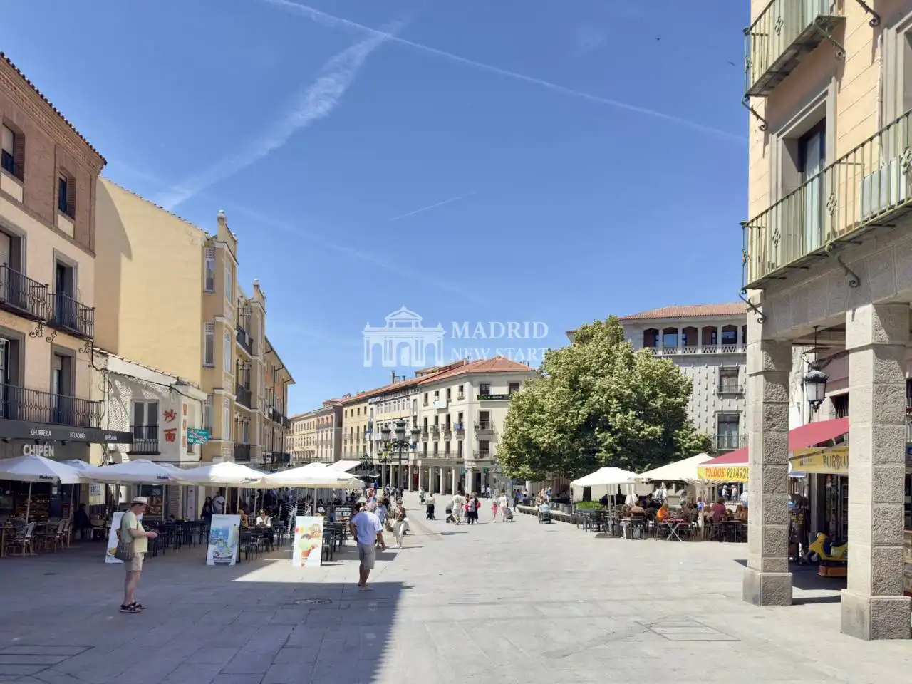Vista exterior de Piso de alquiler en Segovia con Calefacción, Parquet y Terraza