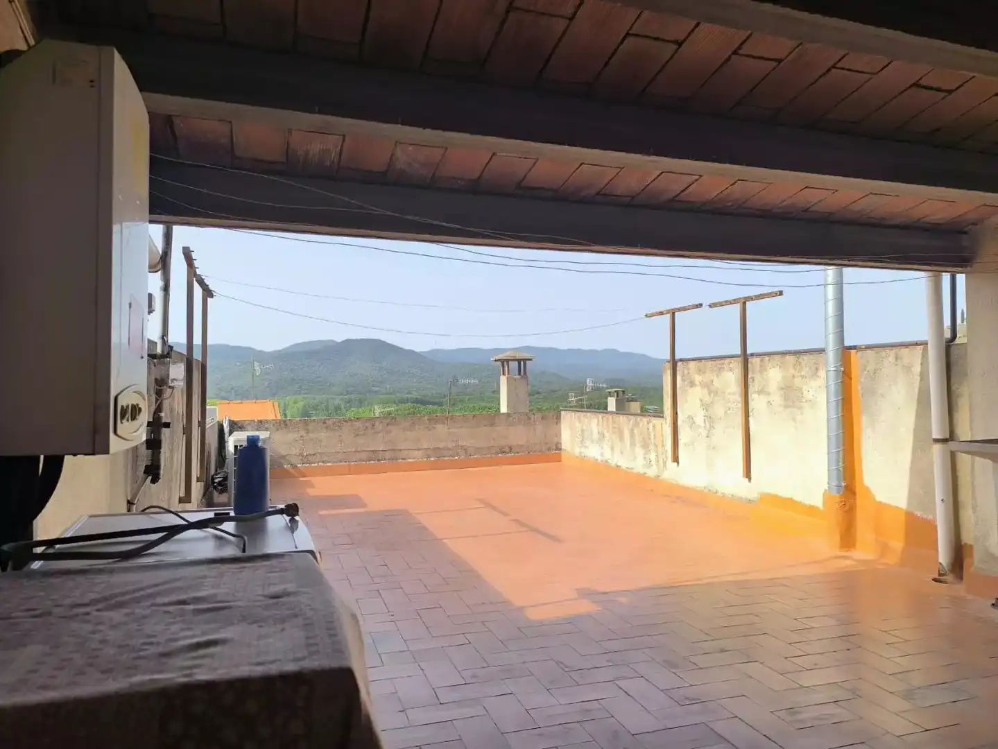 Terrace of Flat for sale in Hostalric  with Air Conditioner, Heating and Terrace