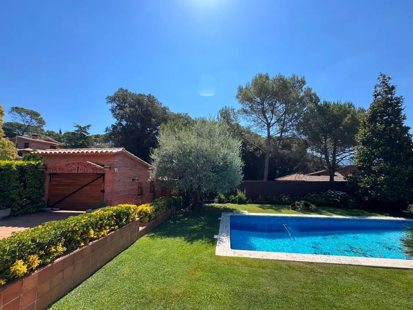 Jardín de Casa o chalet en venta en Santa Maria de Palautordera con Aire acondicionado, Calefacción y Jardín privado