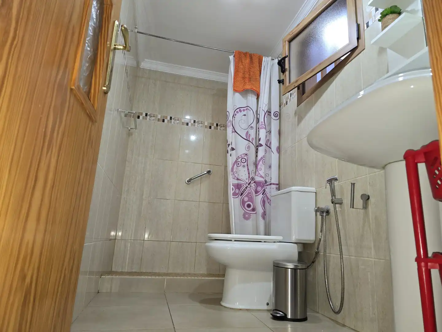 Badezimmer von Haus oder Chalet zum Verkauf in San Bartolomé de Tirajana mit Privatgarten, Terrasse und Möbliert