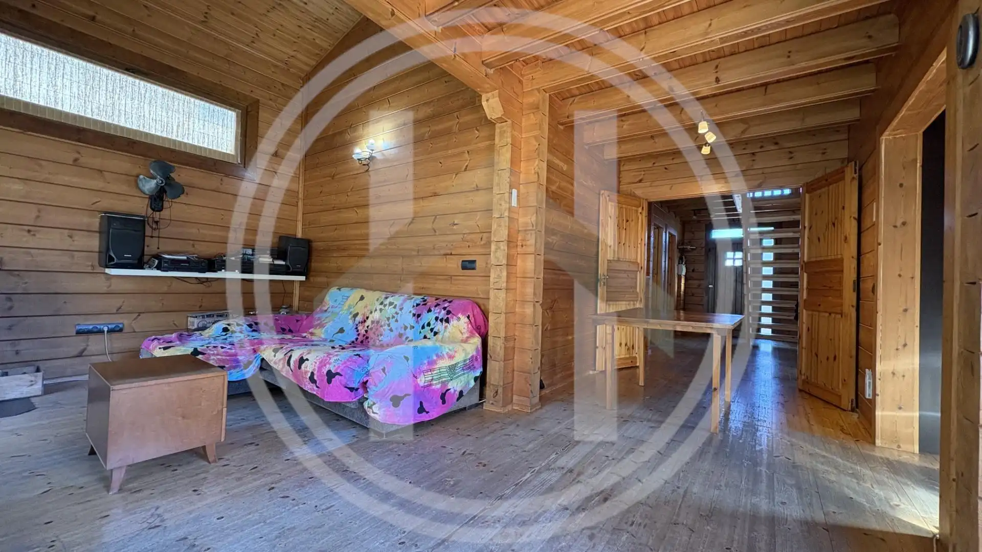 Sala d'estar de Casa o xalet en venda en Gualba amb Terrassa