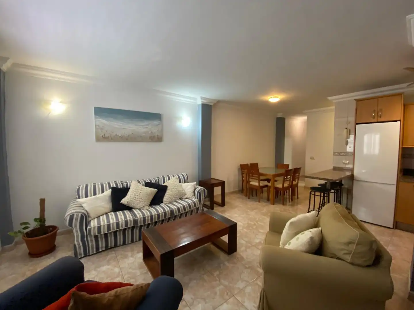 Sala de estar de Piso de alquiler en Granadilla de Abona con Terraza, Trastero y Amueblado