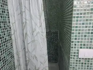 Bany de Apartament de lloguer en Las Palmas de Gran Canaria amb Parquet, Moblat i Rentadora