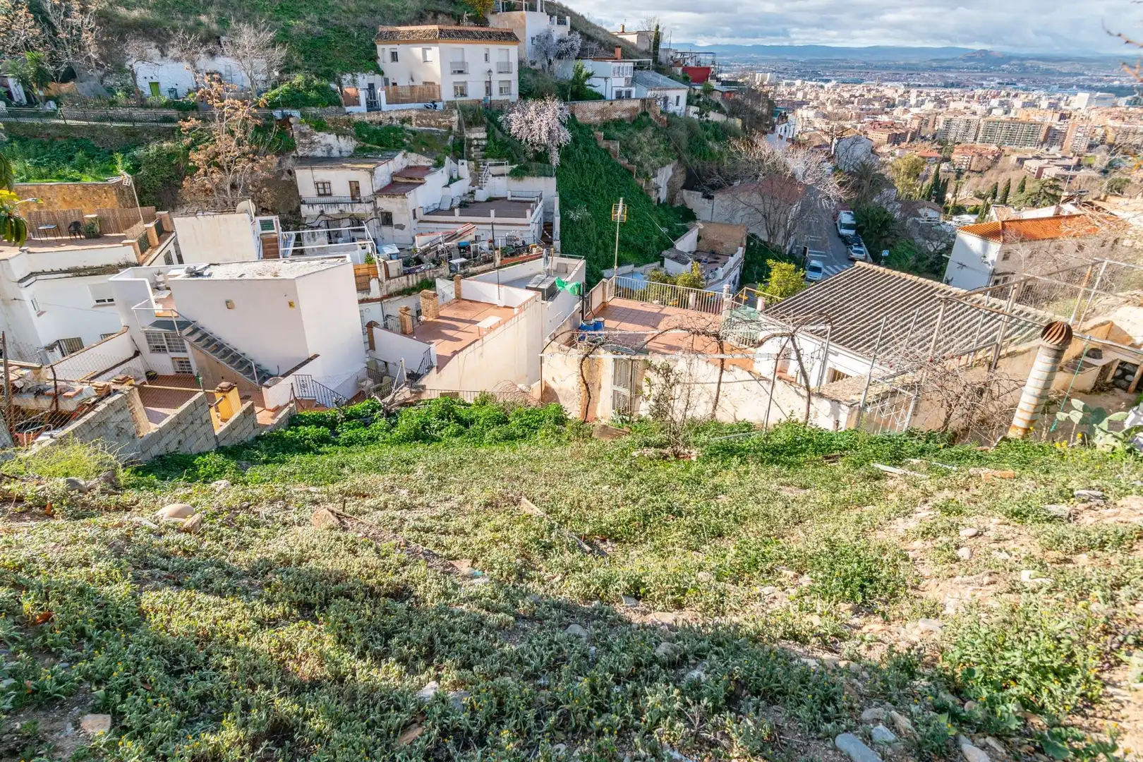 Vista exterior de Casa o chalet en venta en Granada con Jardín privado y Terraza