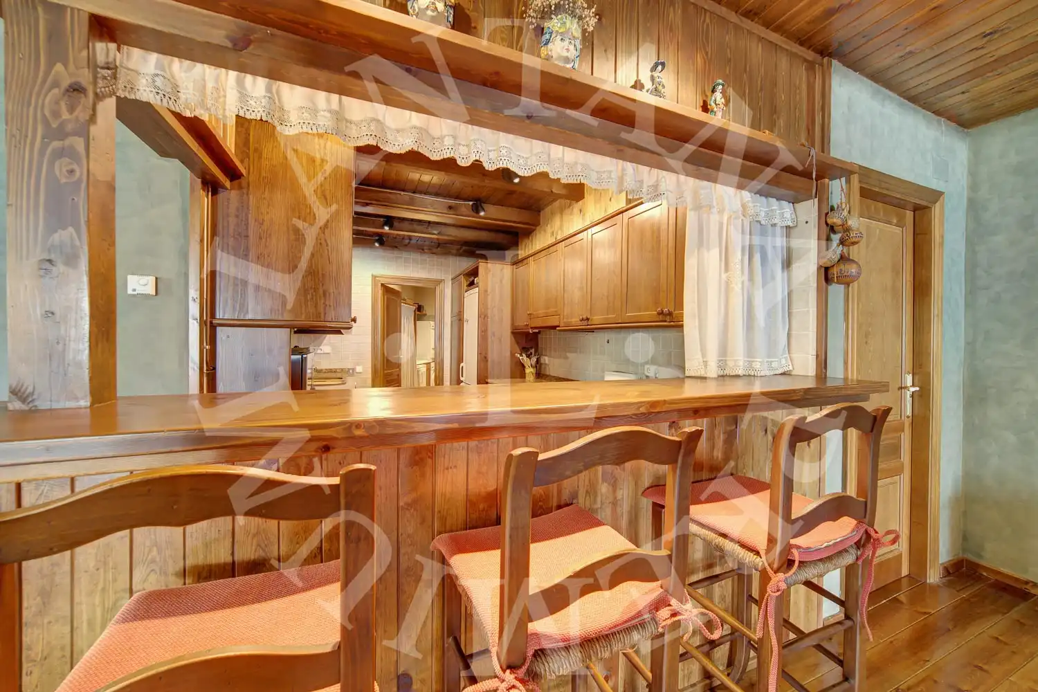 Cocina de Casa adosada en venta en Naut Aran con Calefacción, Jardín privado y Parquet